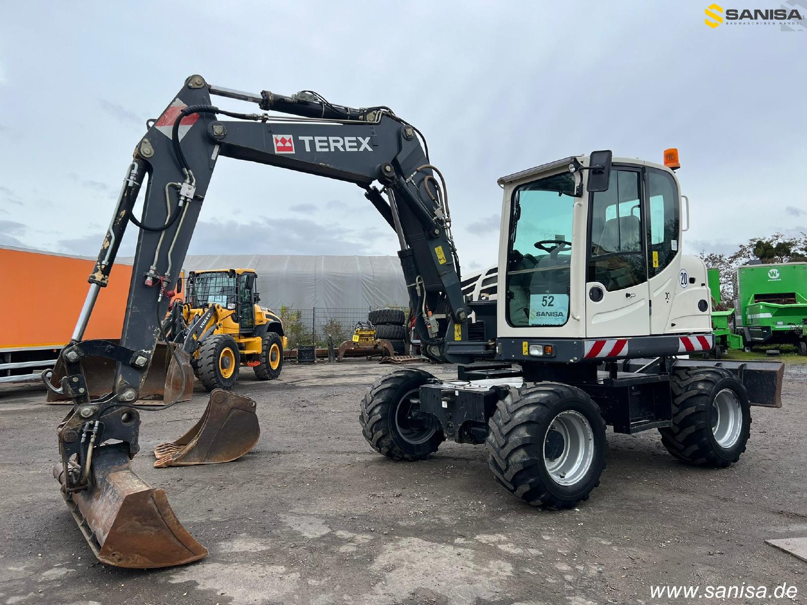 TEREX TW 85 wheel-type excavator