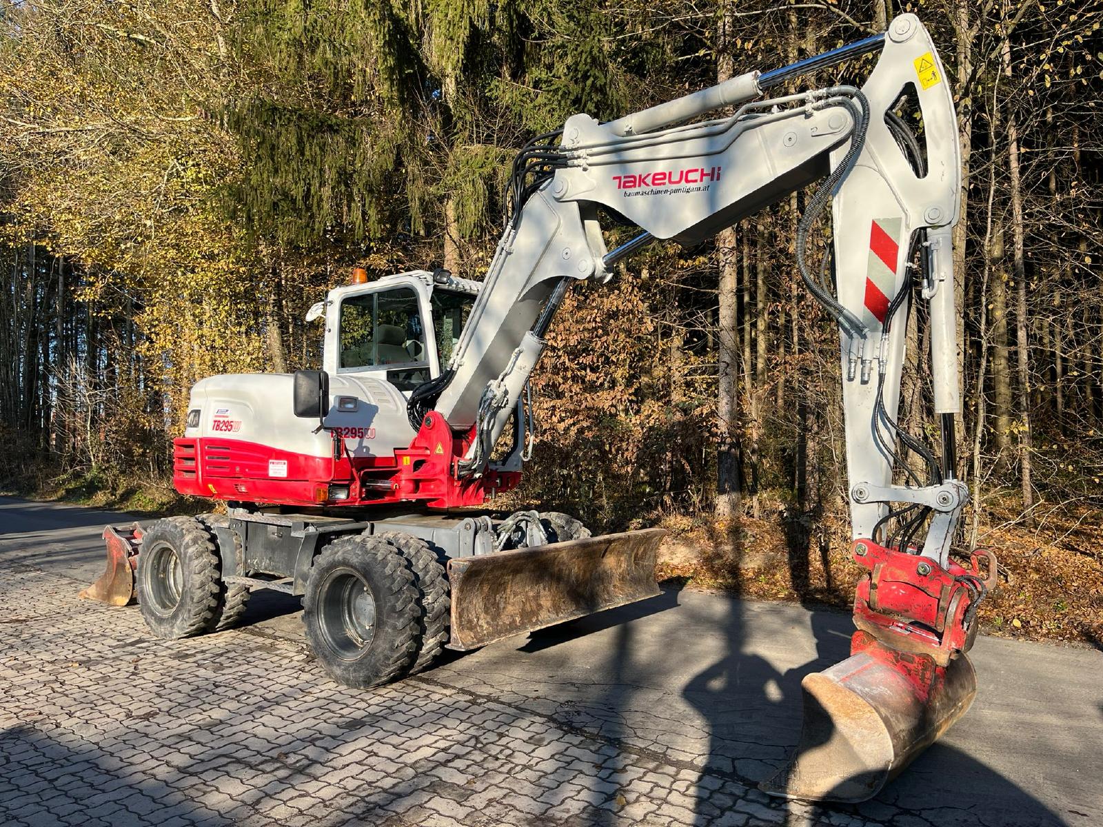 TAKEUCHI TB 295W wheel-type excavator