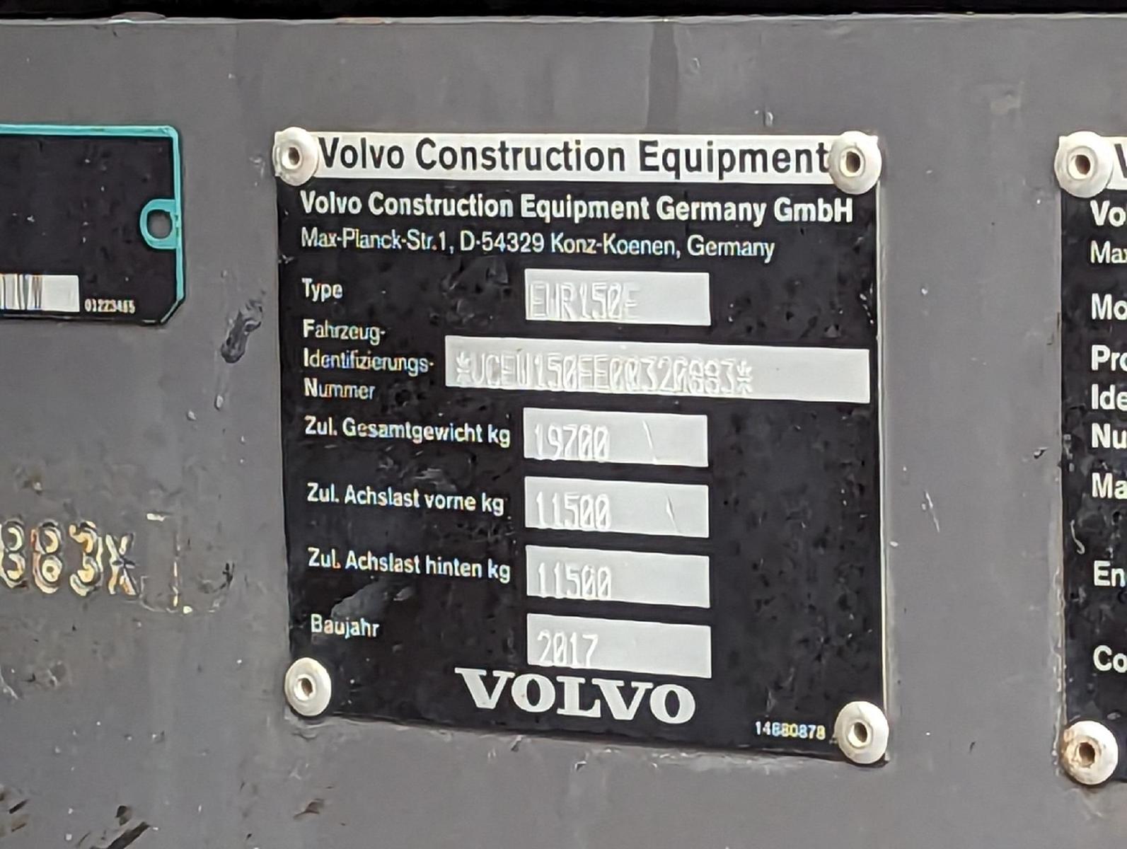 VOLVO EWR150E wheel-type excavator