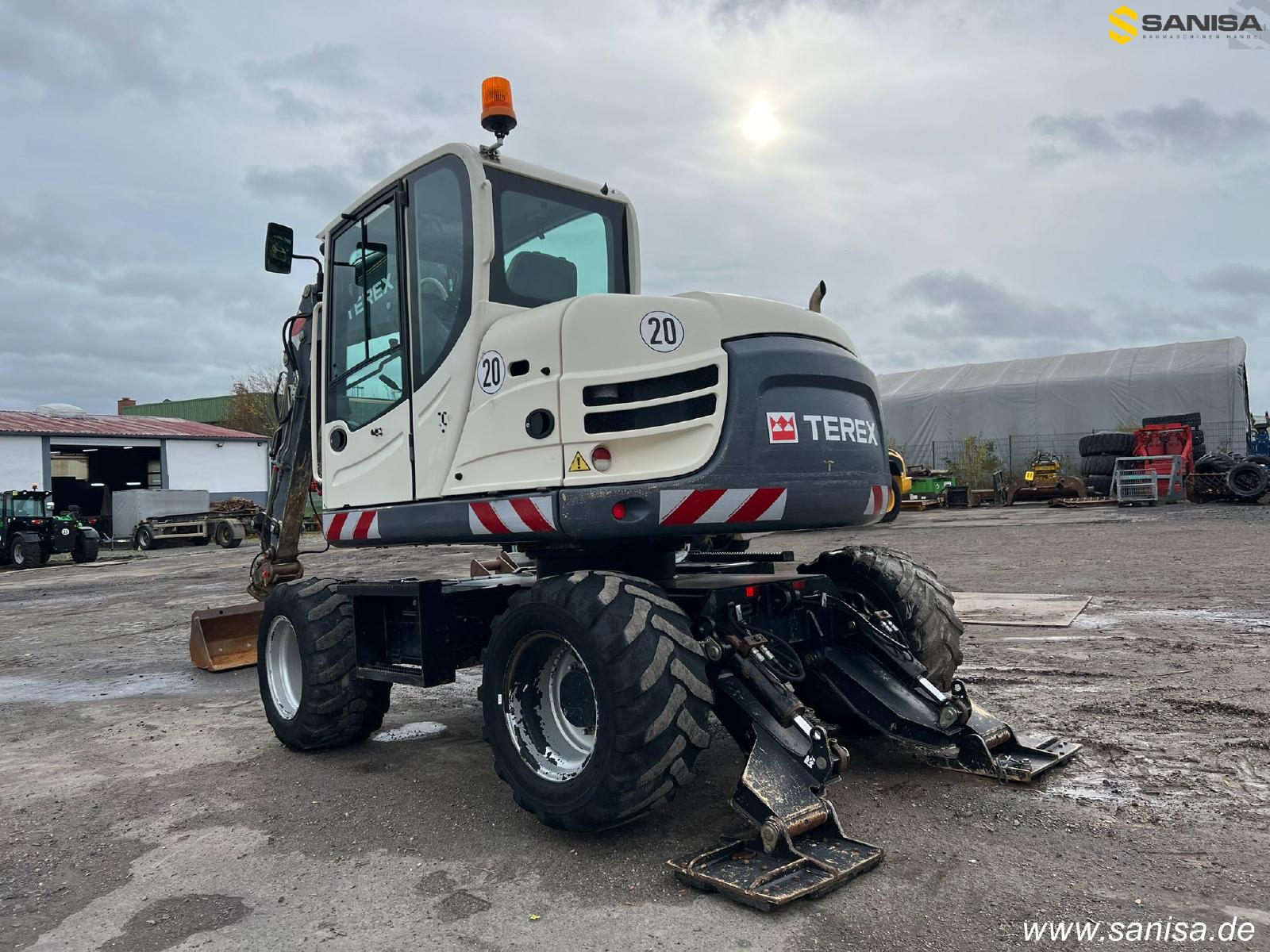 TEREX TW 85 wheel-type excavator