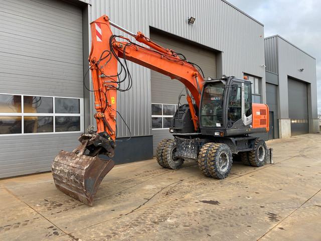 HITACHI ZX 140 W 3 wheel-type excavator