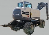 TEREX TW 85 wheel-type excavator