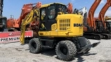 KOMATSU PW118MR-11 wheel-type excavator