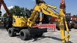 KOMATSU PW118MR-11 wheel-type excavator