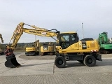 KOMATSU PW180-7E0 wheel-type excavator