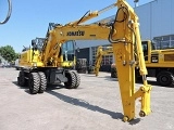 KOMATSU PW220-7 wheel-type excavator