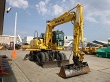 KOMATSU PW160-7 wheel-type excavator