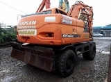 DOOSAN DX 140 W wheel-type excavator