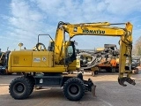 KOMATSU PW160-7 wheel-type excavator