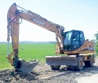 CASE WX 165 wheel-type excavator