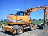 CASE WX 165 wheel-type excavator