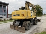 KOMATSU PW160-7 wheel-type excavator