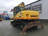 KOMATSU PW160-7 wheel-type excavator