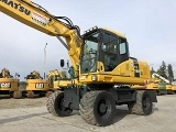 KOMATSU PW180-7E0 wheel-type excavator