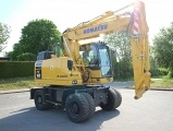 KOMATSU PW160-11 wheel-type excavator