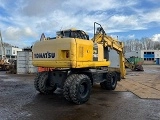 KOMATSU PW160-7 wheel-type excavator