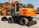 HITACHI ZX 140 W 3 wheel-type excavator