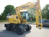 KOMATSU PW160-11 wheel-type excavator