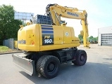 KOMATSU PW160-11 wheel-type excavator