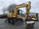 KOMATSU PW160-7 wheel-type excavator