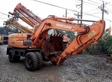 DOOSAN DX 140 W wheel-type excavator