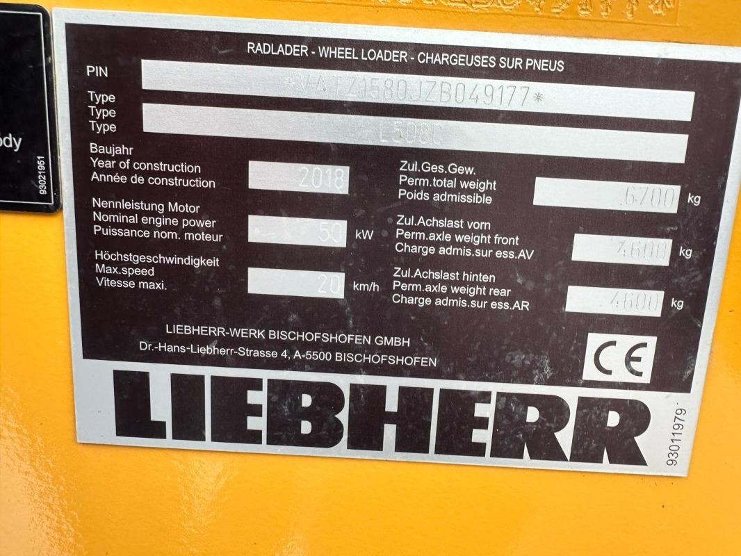 LIEBHERR L 508 Compact front loader