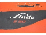 LINDE E30L forklift