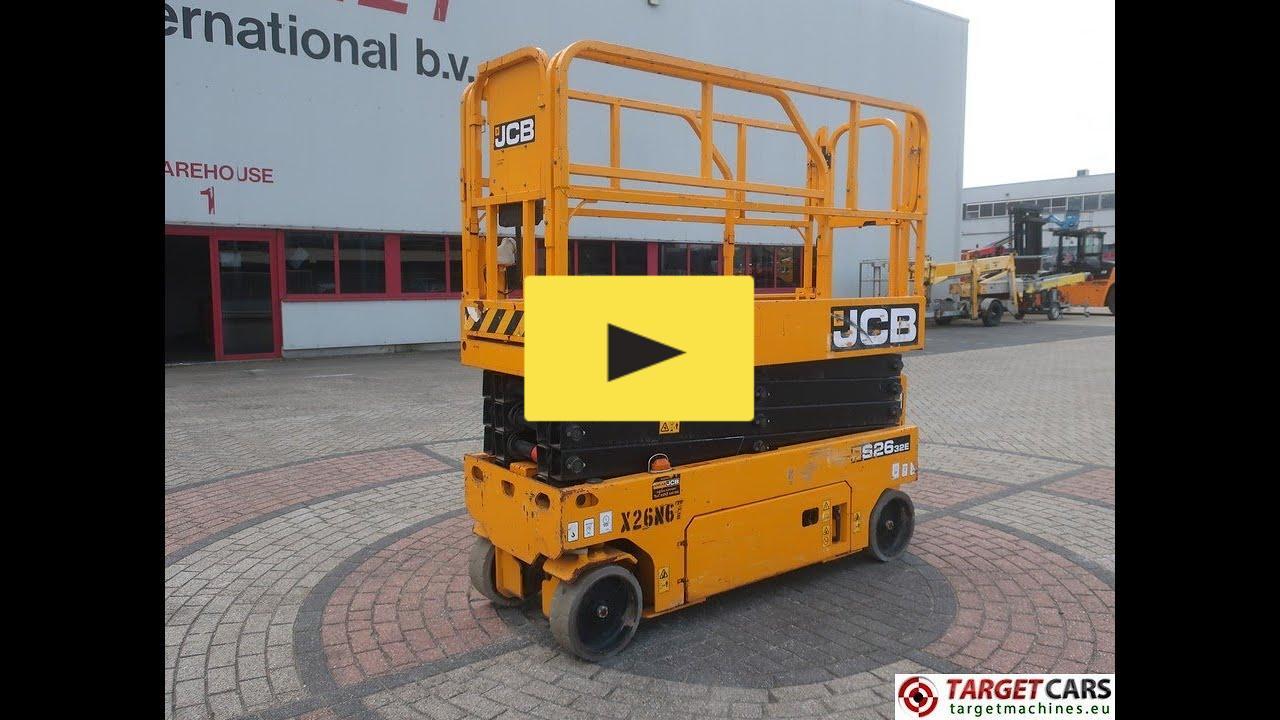 JCB S2632E scissor lift