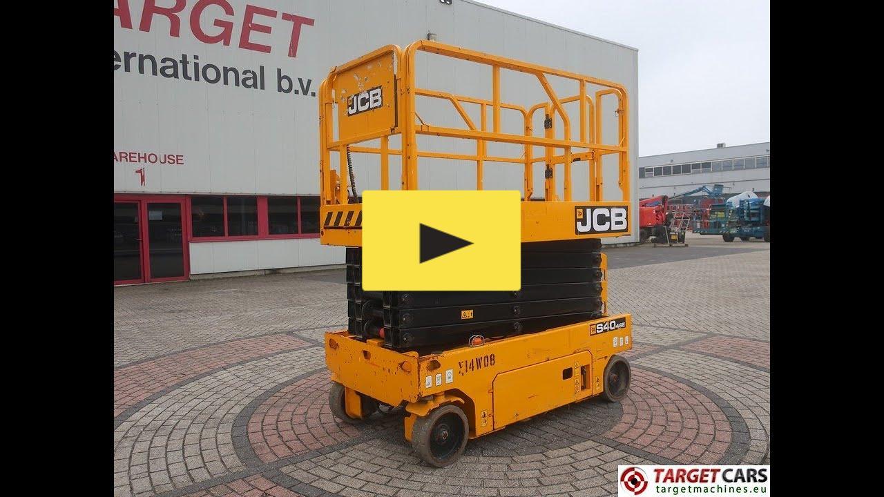 JCB S4046E scissor lift