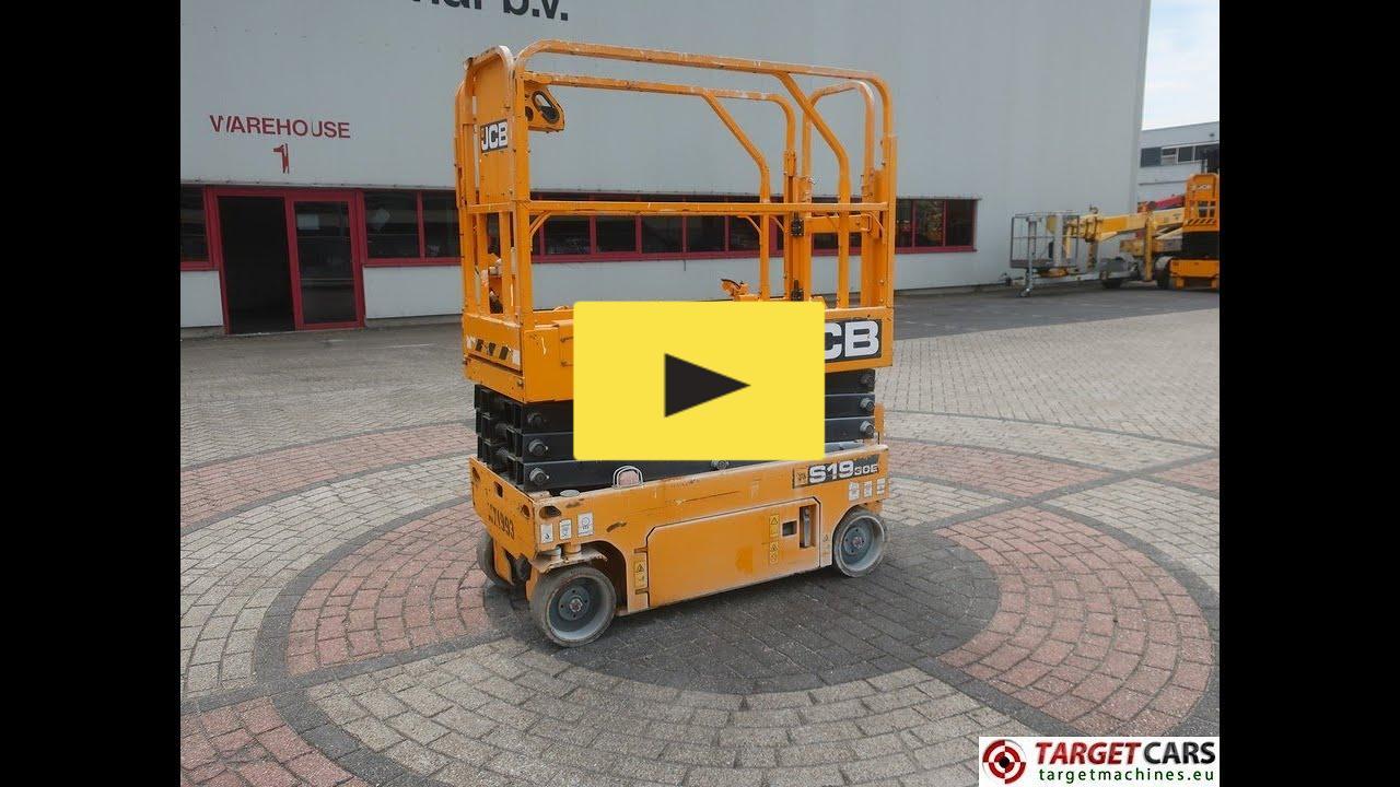 JCB S1930E scissor lift