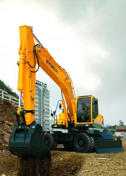 HYUNDAI R 210 W 9 A Wheel-Type Excavator