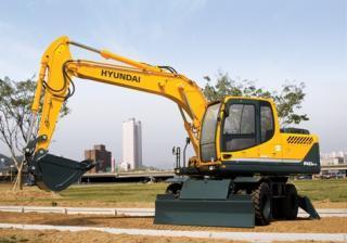 HYUNDAI R 140 W 9 Wheel-Type Excavator