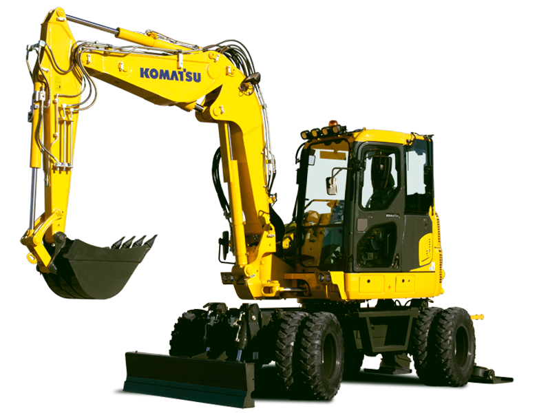 <b>KOMATSU</b> PW98MR-10 Wheel-Type Excavator