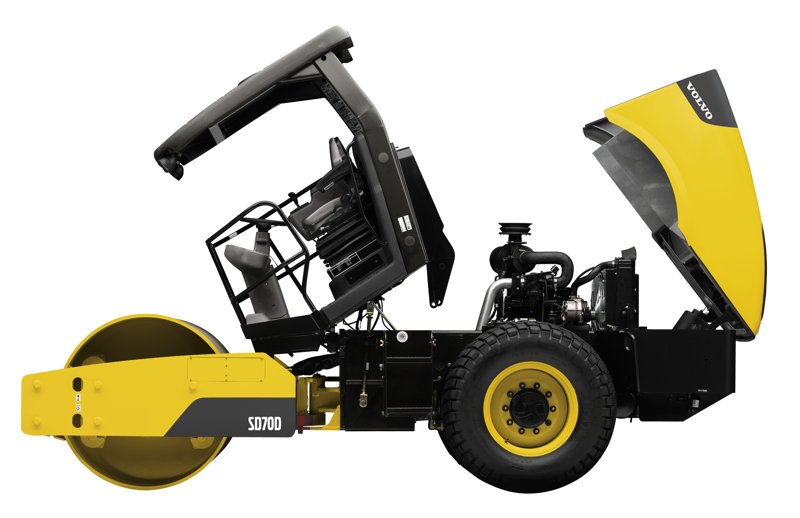VOLVO SD70D Road Roller (Combined)