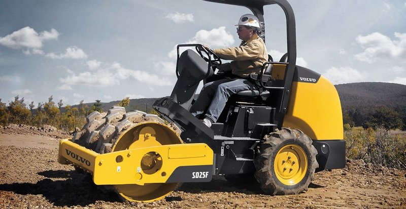 VOLVO SD25 Road Roller (Combined)